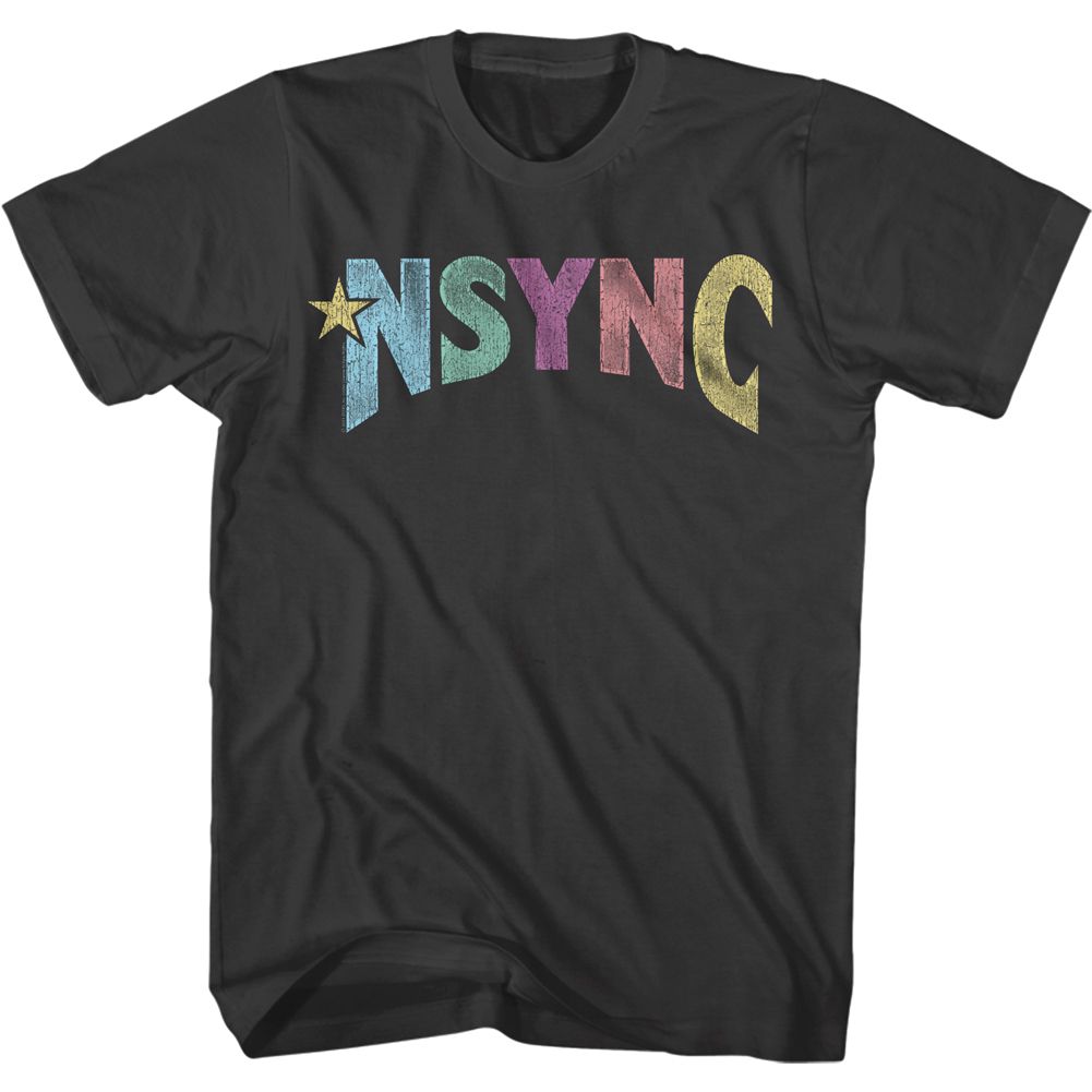 Wholesale NSYNC Multi-Color Logo T-Shirt