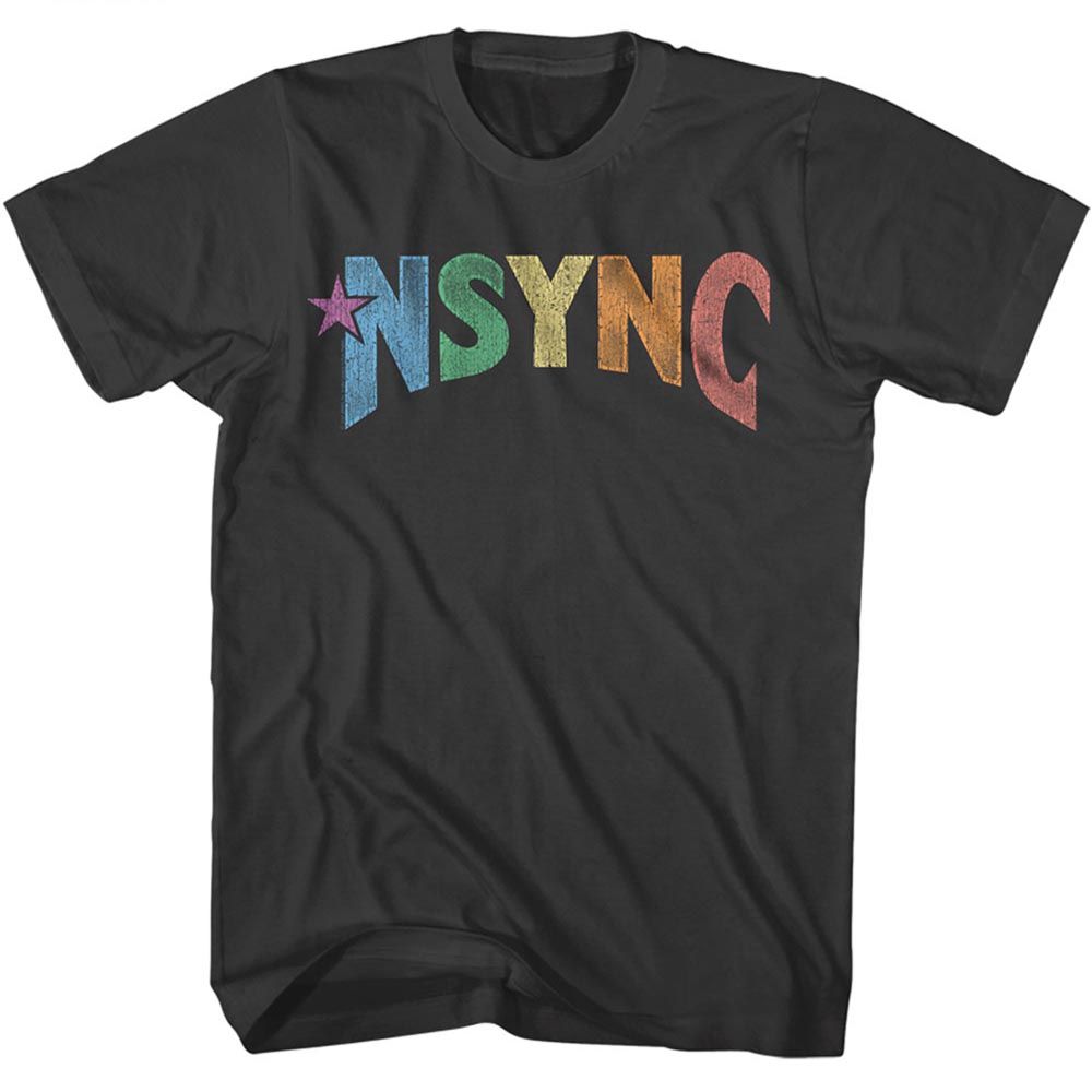 Wholesale NSYNC Multi-Color Logo 2 T-Shirt