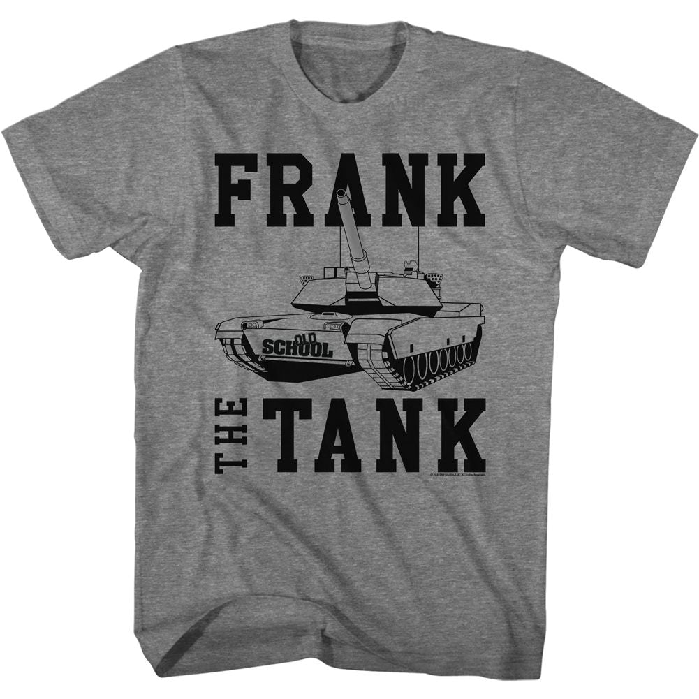 Wholesale Old School Movie Frank the Tank Heather Graphite Adult T-Shirt