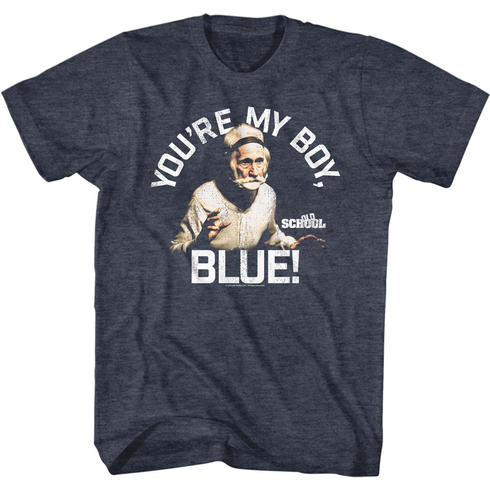 Wholesale Old School Movie My Boy Blue Heather Navy Adult T-Shirt
