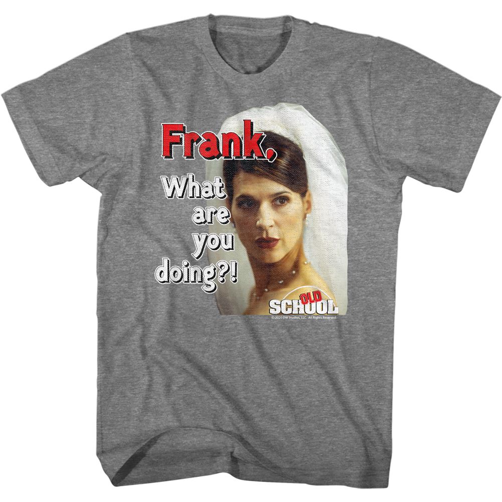 Wholesale Old School Movie Frank Heather Graphite Adult T-Shirt