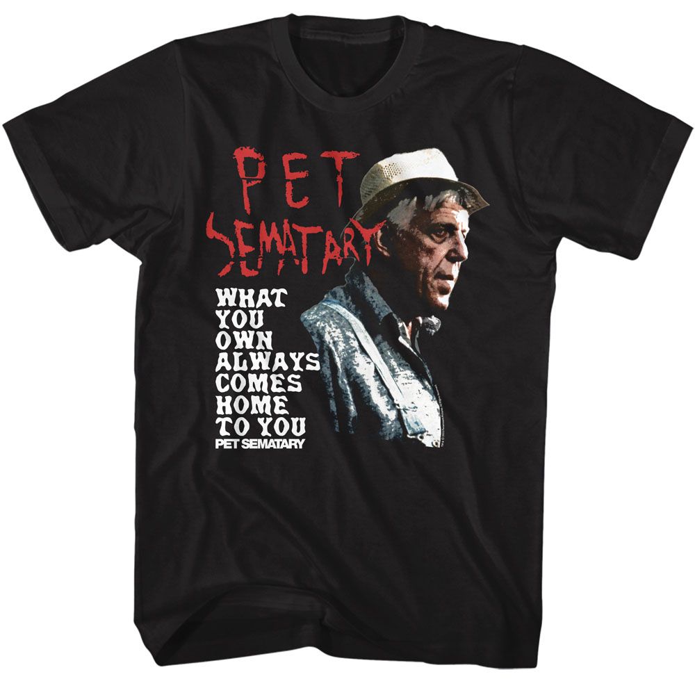 Wholesale Pet Sematary Movie What You Own Black Adult T-Shirt