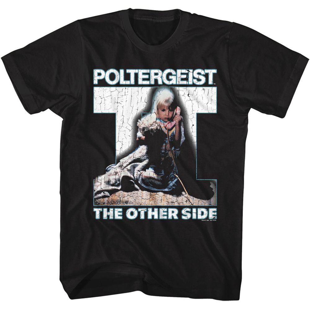 Wholesale Poltergeist Big 2 Logo Black Adult T-Shirt
