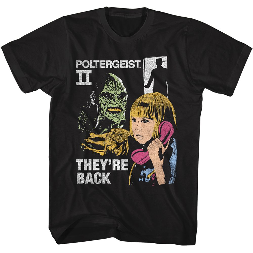 Wholesale Poltergeist Carol Anne and the Beast Black Adult T-Shirt