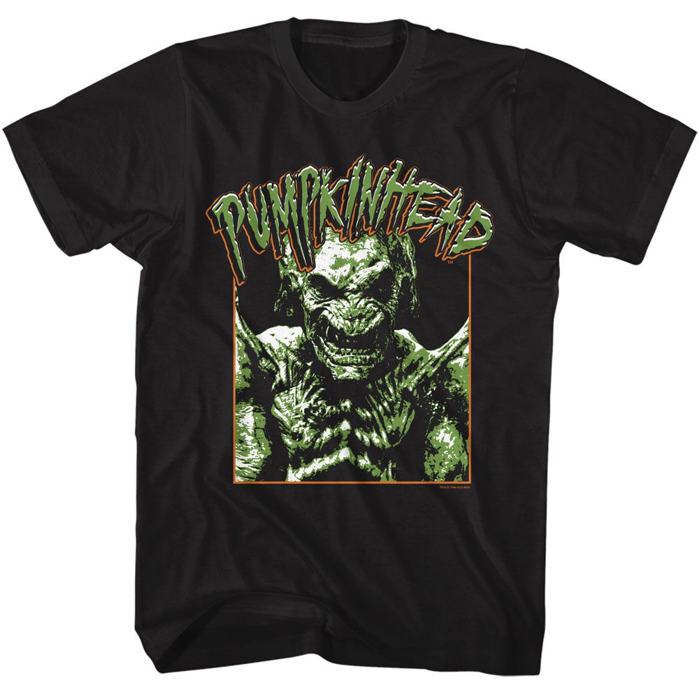 Wholesale Pumpkinhead Movie Photo & Logo Black Adult T-Shirt