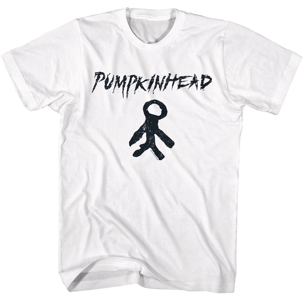 Wholesale Pumpkinhead Movie Charm and Logo White Adult T-Shirt