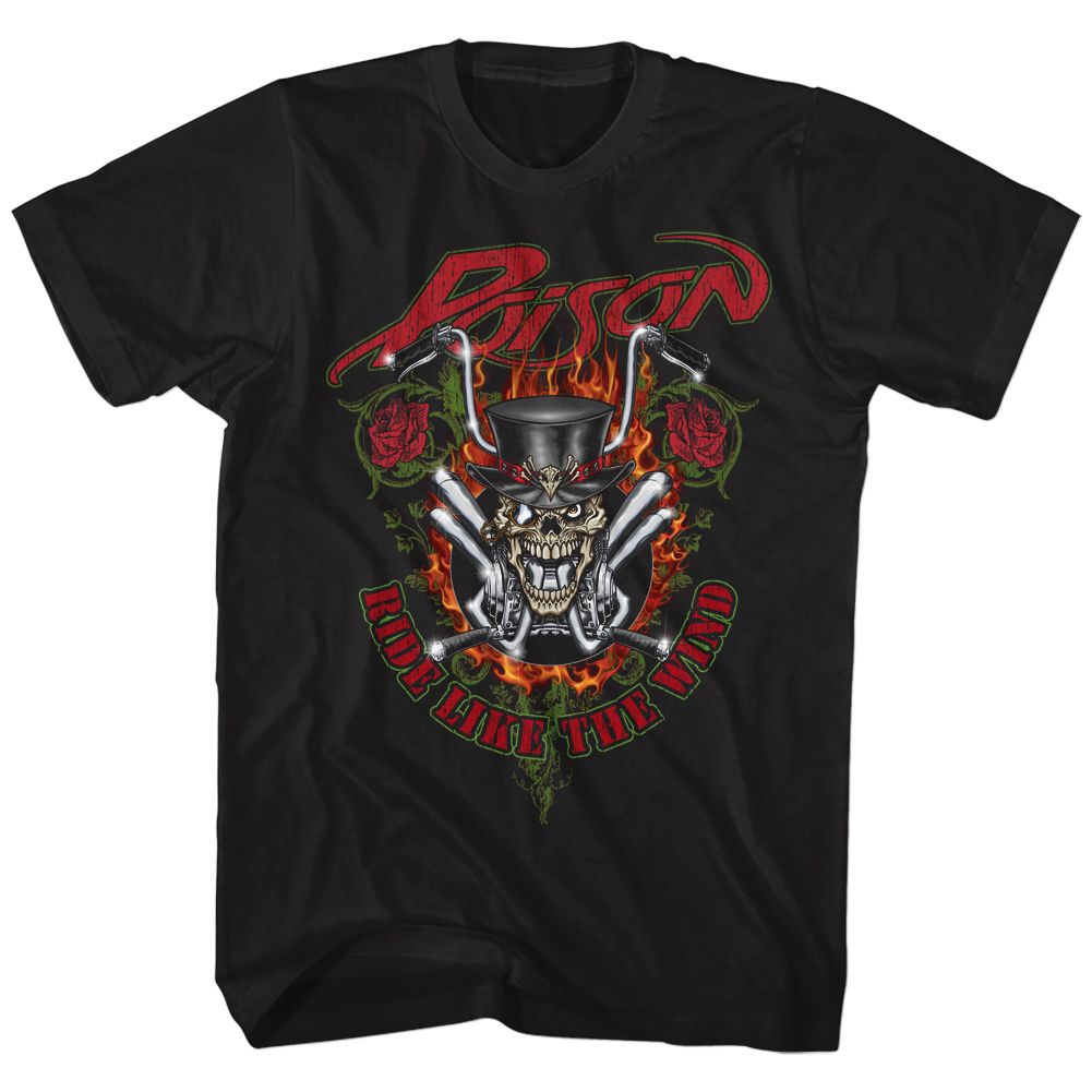 Wholesale Poison Ride Like the Wind T-Shirt