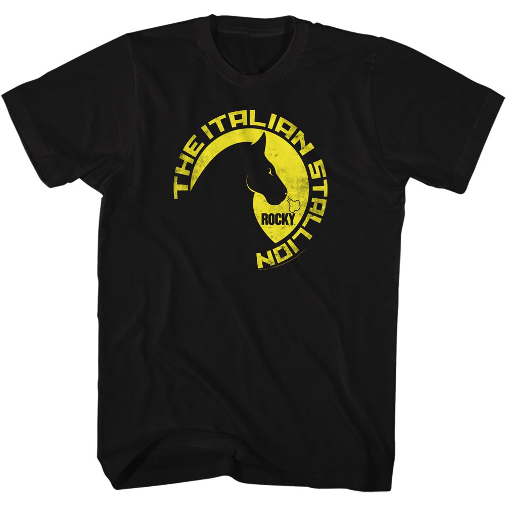 Wholesale Rocky Movie Wild Stallions Black Adult T-Shirt