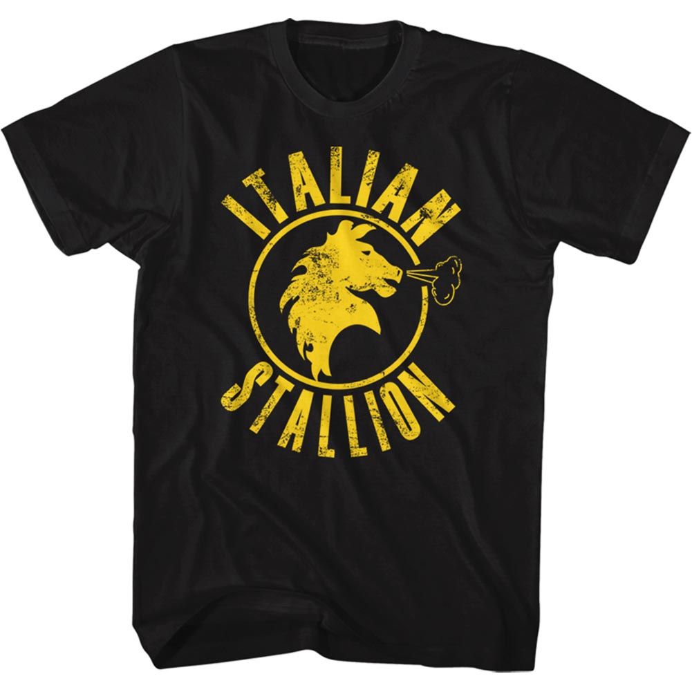 Wholesale Rocky Movie Black Stallion Black Adult T-Shirt