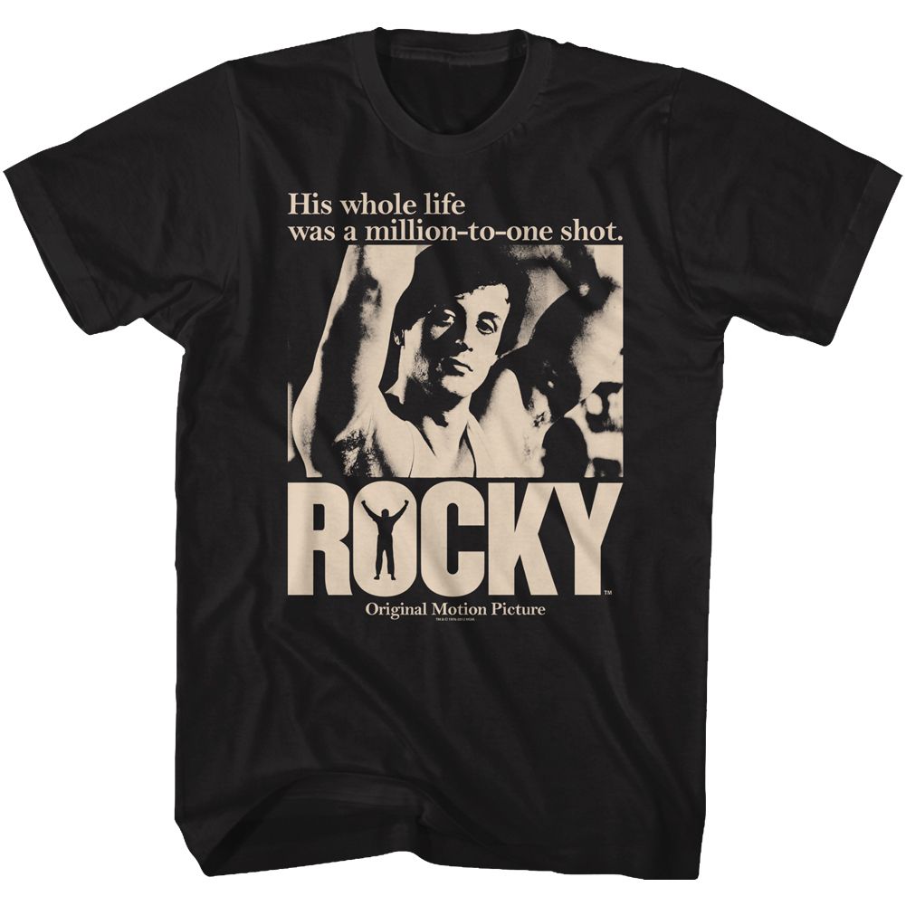 Wholesale Rocky Movie Greased Lightning Black Adult T-Shirt