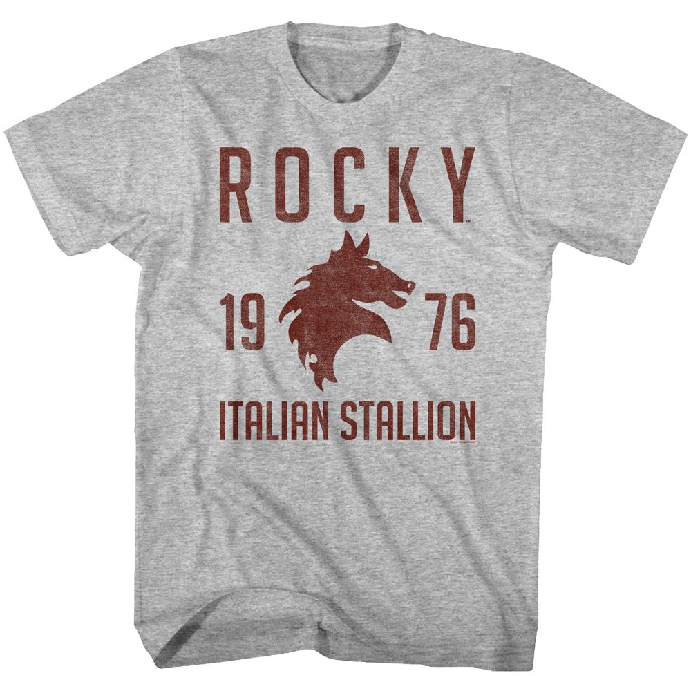 Wholesale Rocky Movie Vintage 1976 Heather Gray Adult T-Shirt