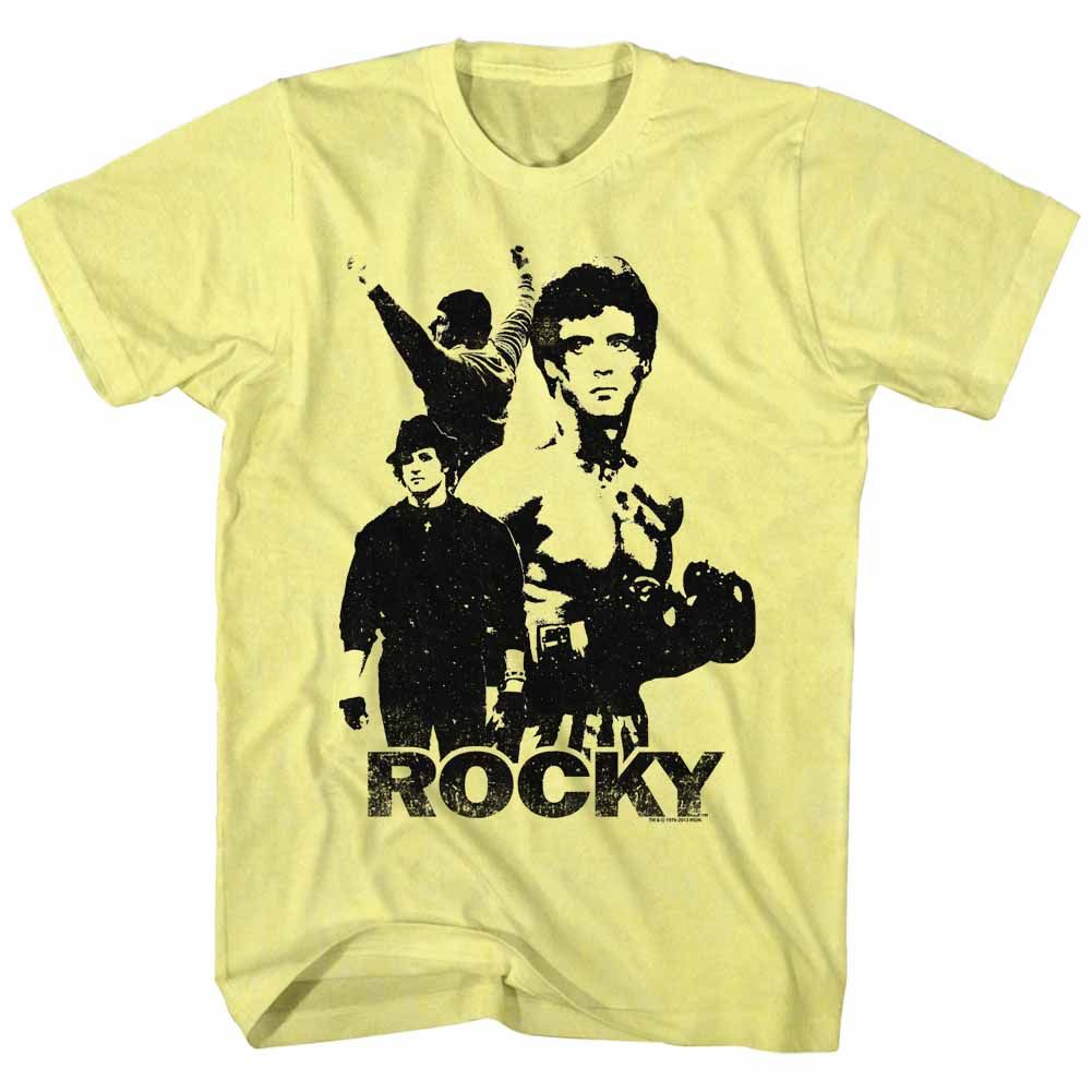 Wholesale Rocky Movie 3 Stallions Heather Yellow Adult T-Shirt