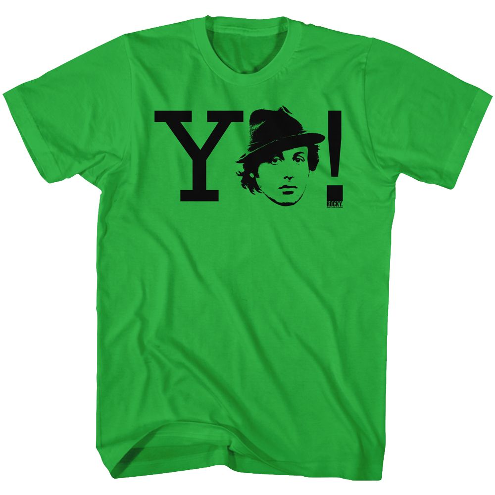 Wholesale Rocky Movie Yo Solid Kelly Adult T-Shirt