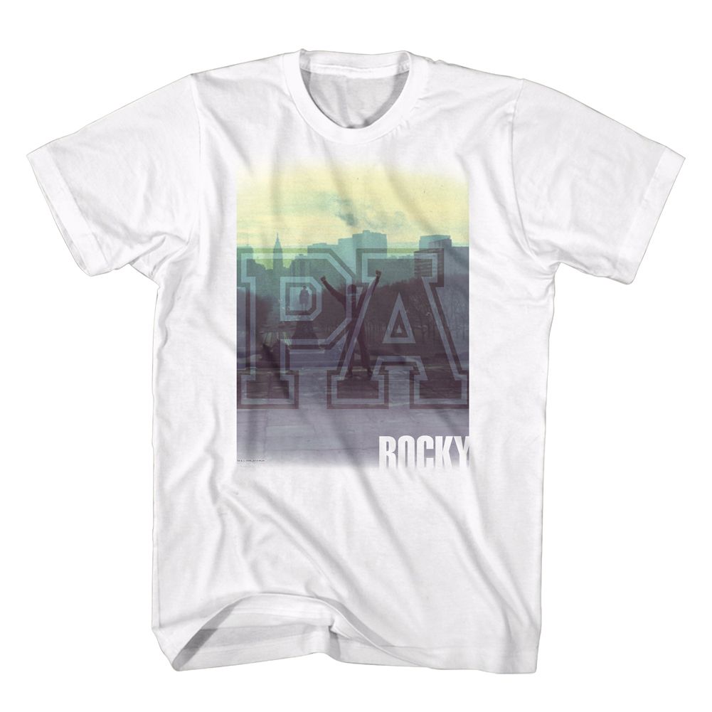 Wholesale Rocky Movie Yeah White Adult T-Shirt