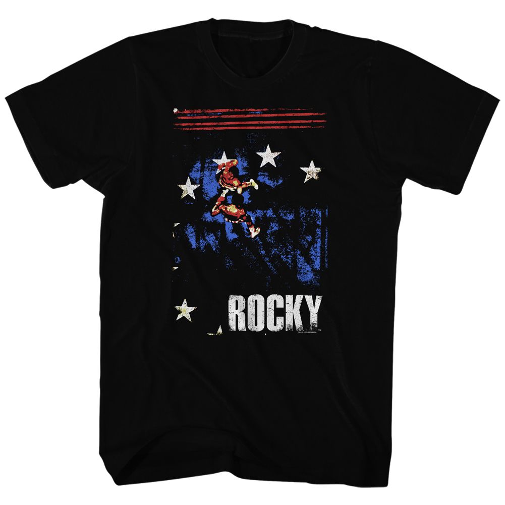 Wholesale Rocky Movie Cool Shirt Black Adult T-Shirt