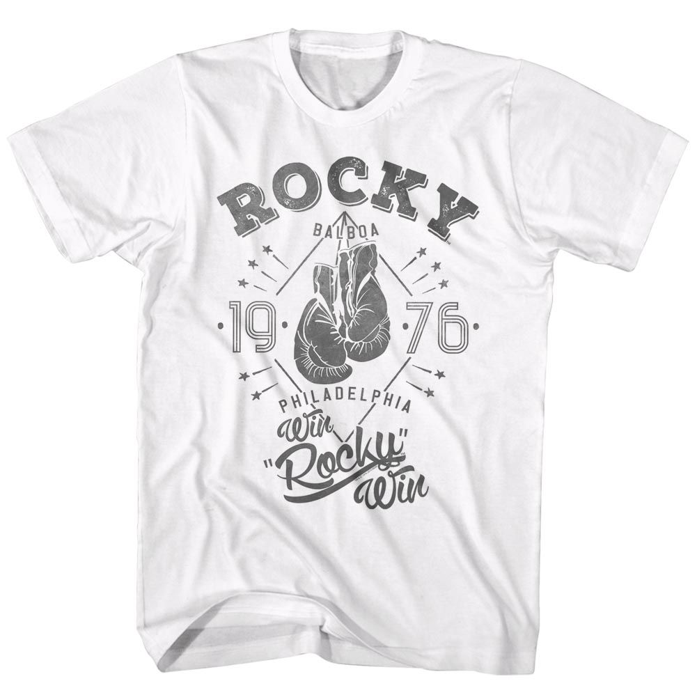 Wholesale Rocky Movie White Adult T-Shirt