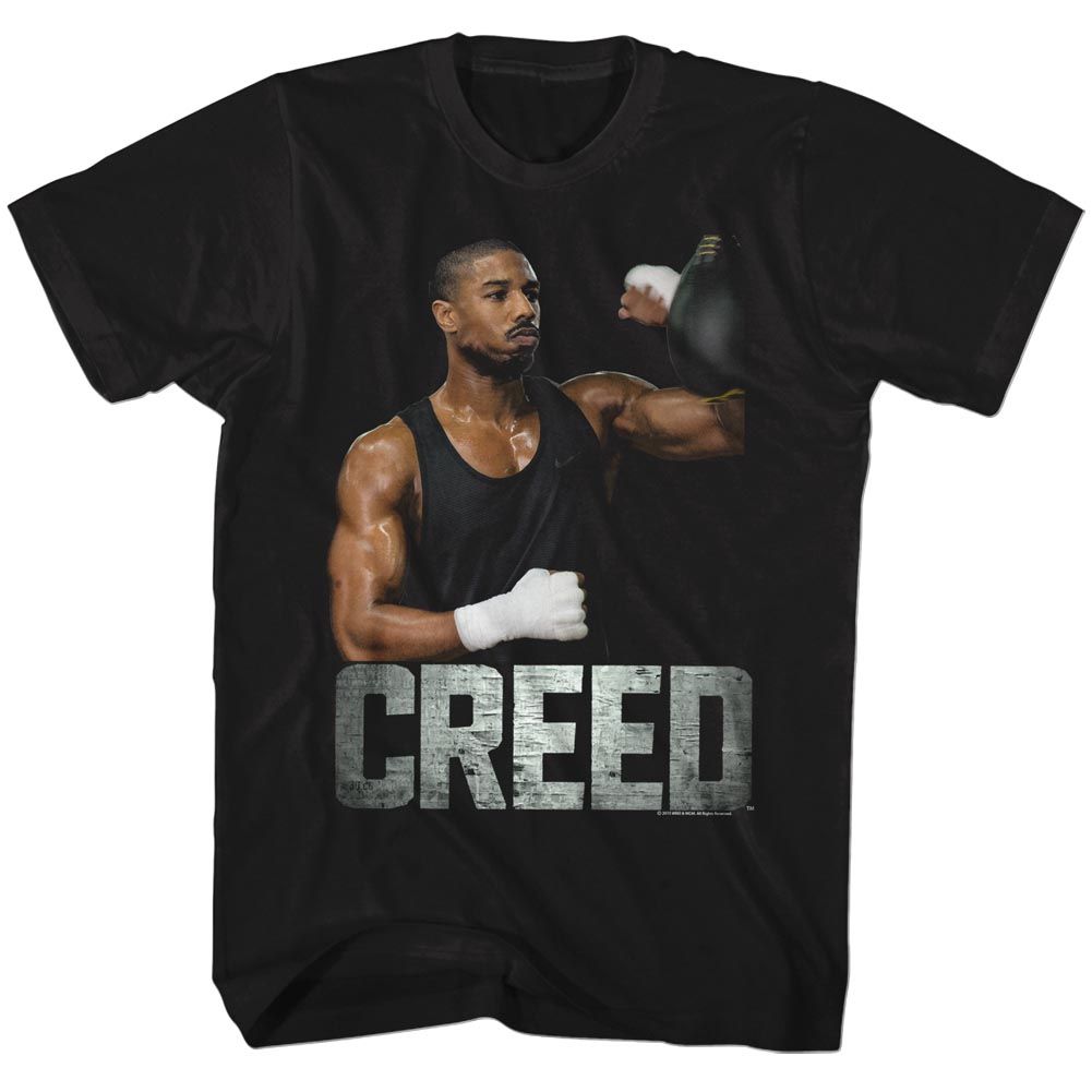 Wholesale Rocky Movie Creed Black Adult T-Shirt