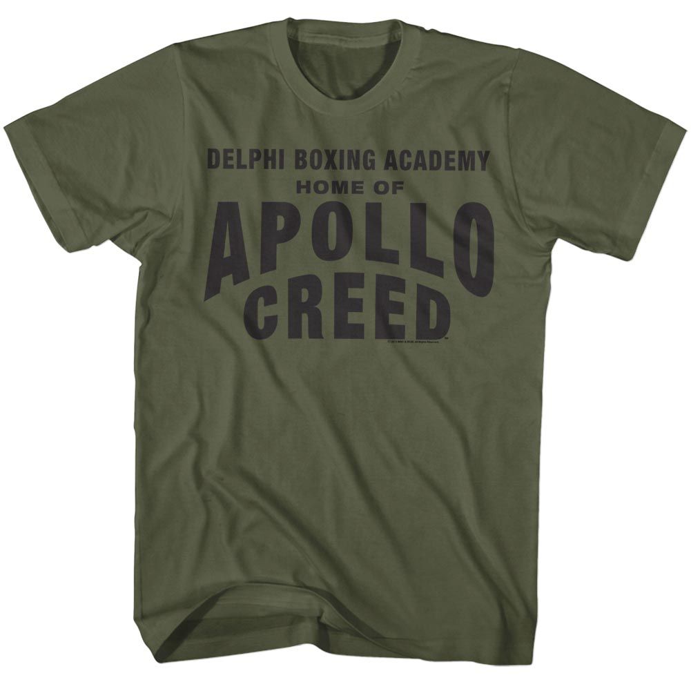 Wholesale Rocky Movie Apollo Home Solid Military Green Adult T-Shirt