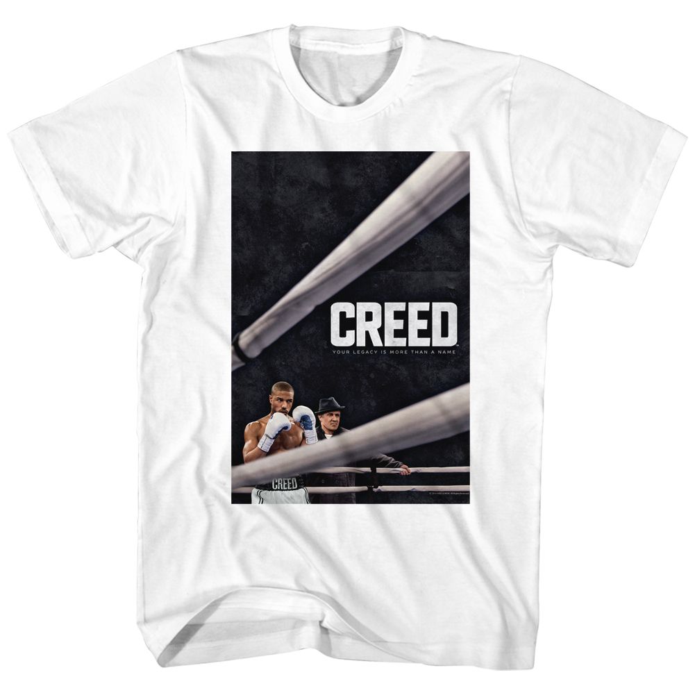 Wholesale Rocky Movie Creed Poster White Adult T-Shirt