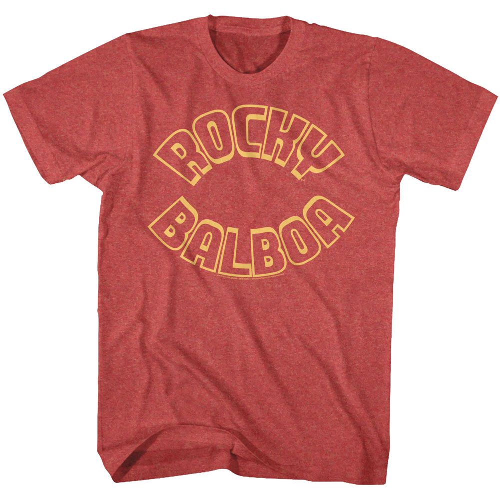 Wholesale Rocky Movie R Balboa Heather Red Adult T-Shirt
