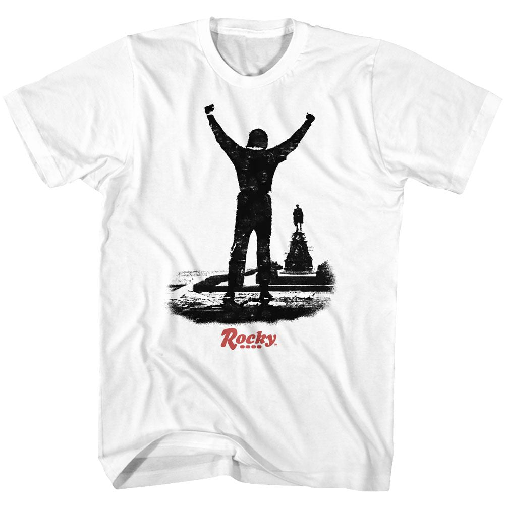 Wholesale Rocky Movie Suttle Rocky Movie White Adult T-Shirt