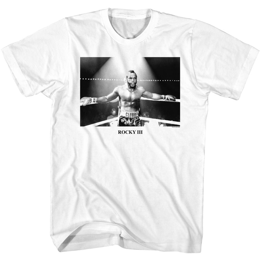 Wholesale Rocky Movie Clubber Corner White Adult T-Shirt