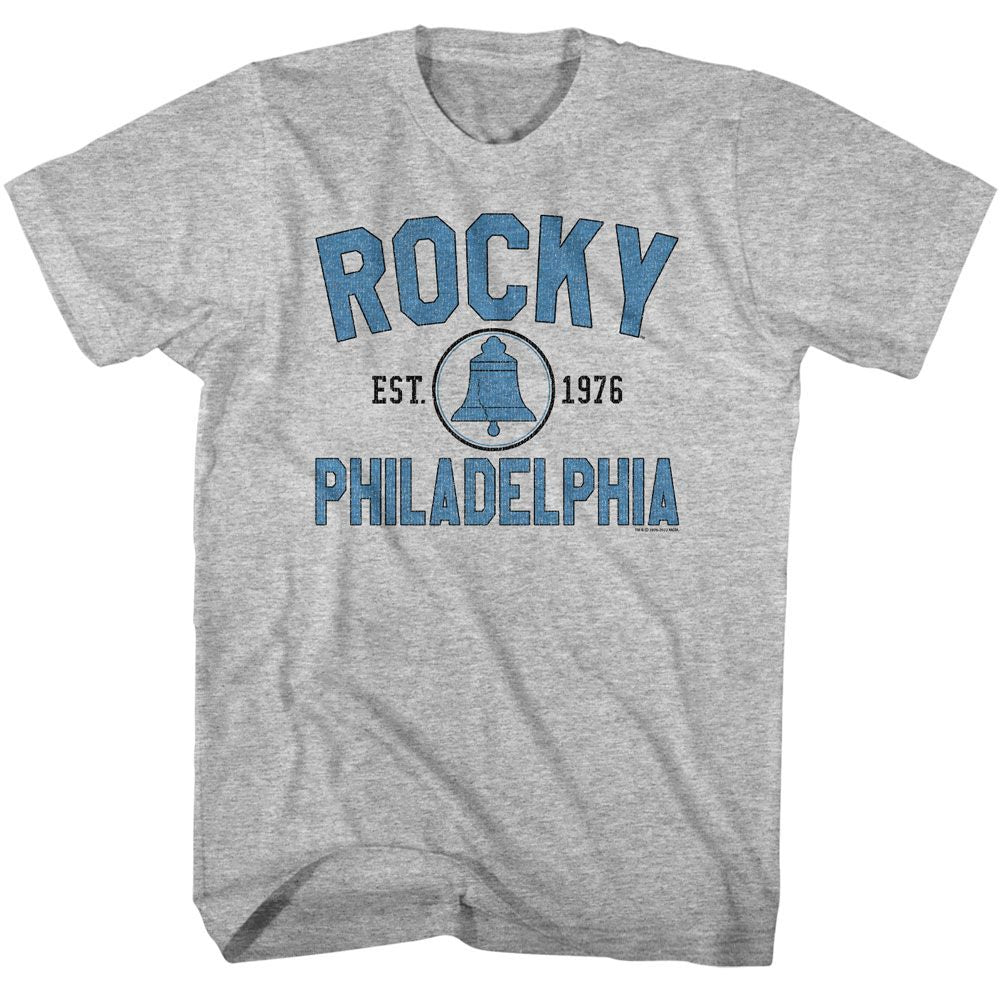 Wholesale Rocky Movie Liberty Bell Gray Adult T-Shirt