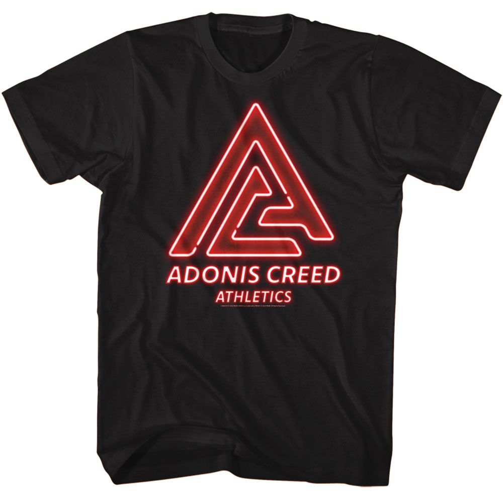 Wholesale Rocky Movie Adonis Creed Neon Black Adult T-Shirt