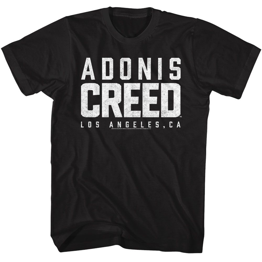 Wholesale Rocky Movie Adonis Creed Black Adult T-Shirt