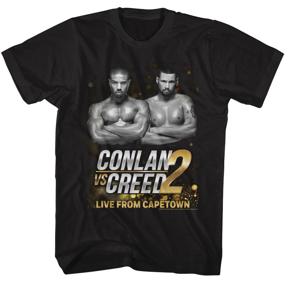 Wholesale Rocky Movie Conlan V Creed 2 Black Adult T-Shirt
