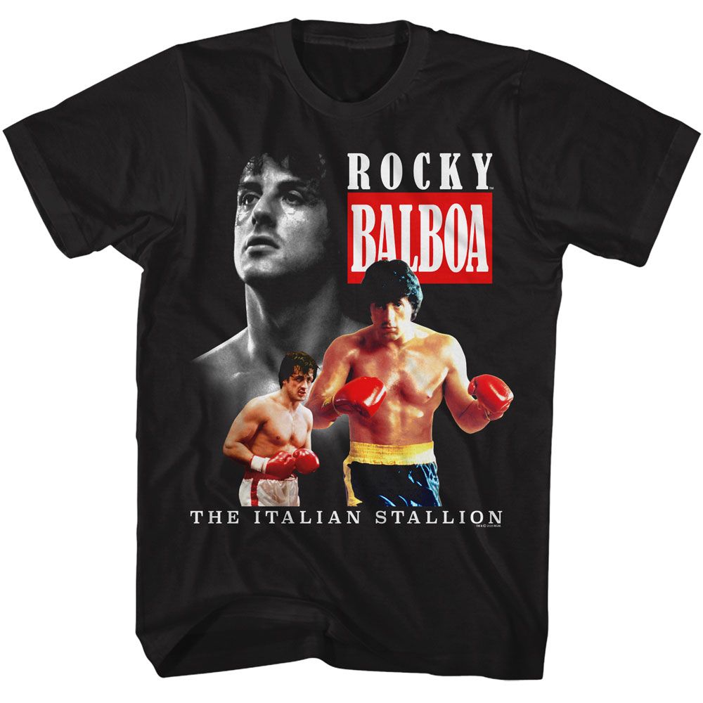 Wholesale Rocky Movie Triple Black Adult T-Shirt