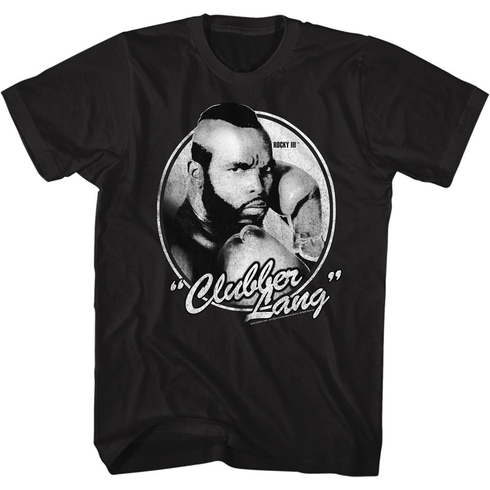 Wholesale Rocky Movie Clubber Lang Black Adult T-Shirt