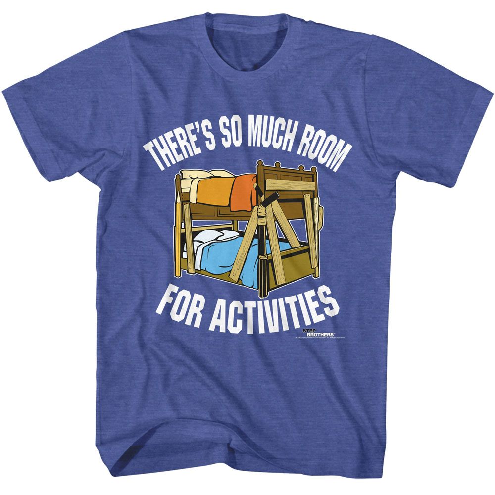 Wholesale Step Brothers Movie Bunk Beds Heather Royal Adult T-Shirt
