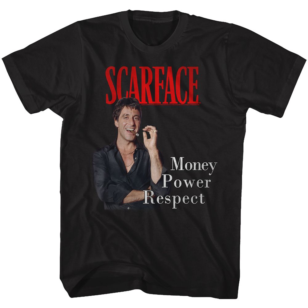Wholesale Scarface Movie M.P.R. Black Adult T-Shirt