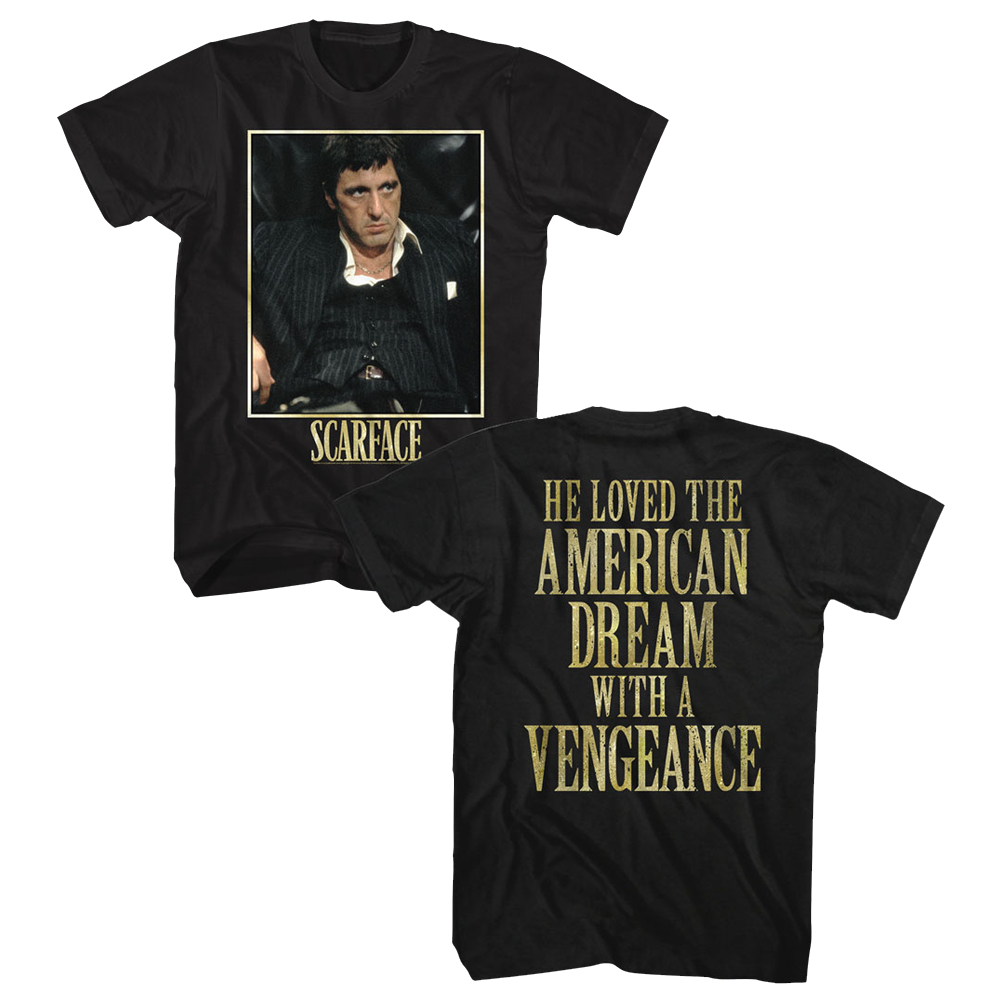 Wholesale Scarface Movie Bad Guy Black Adult T-Shirt
