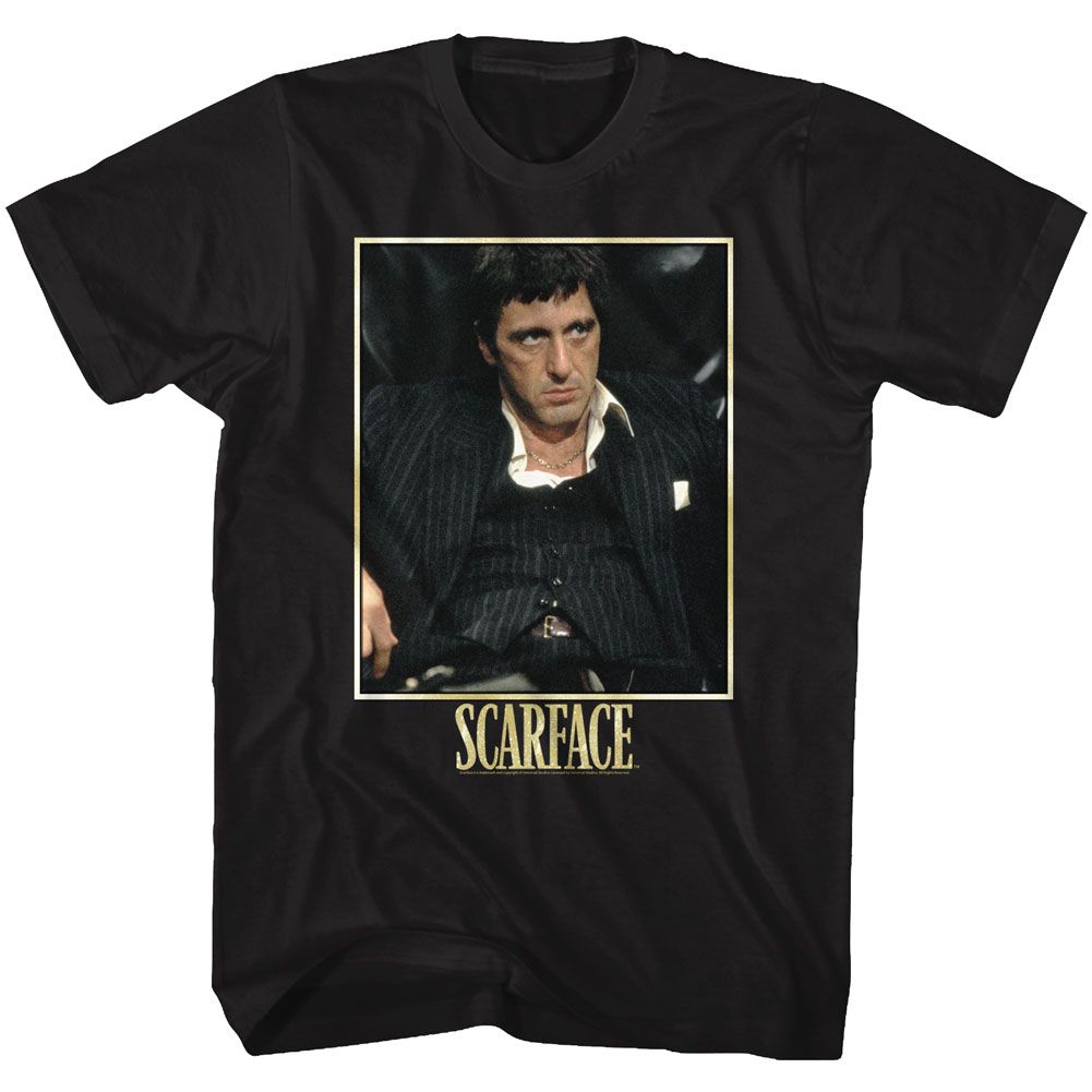 Wholesale Scarface Movie Bad Guy Black Adult T-Shirt
