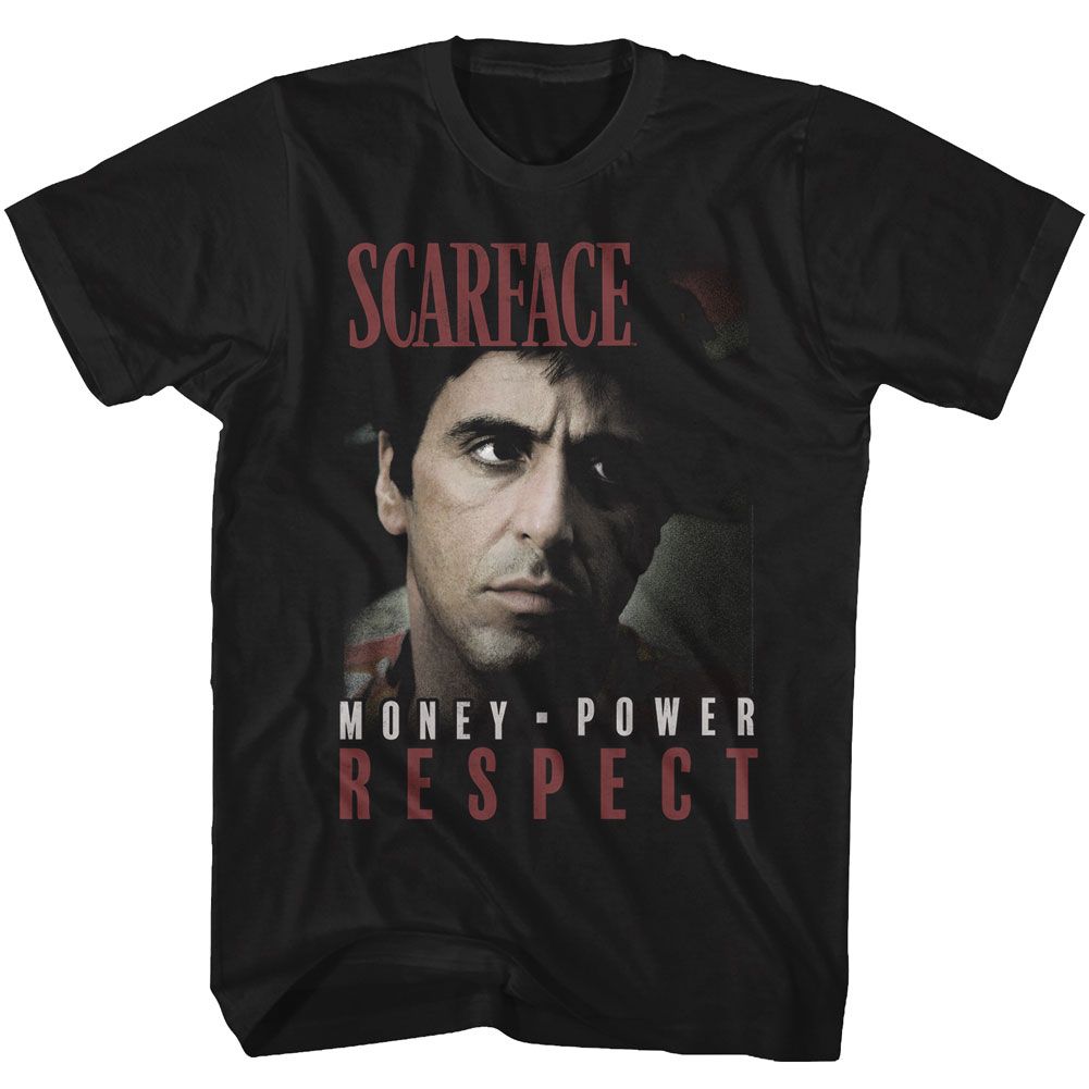 Wholesale Scarface Movie Mopower Black Adult T-Shirt