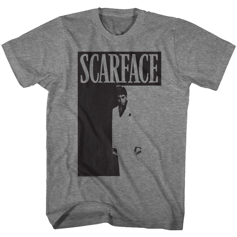 Wholesale Scarface Movie Heather Graphite Adult T-Shirt