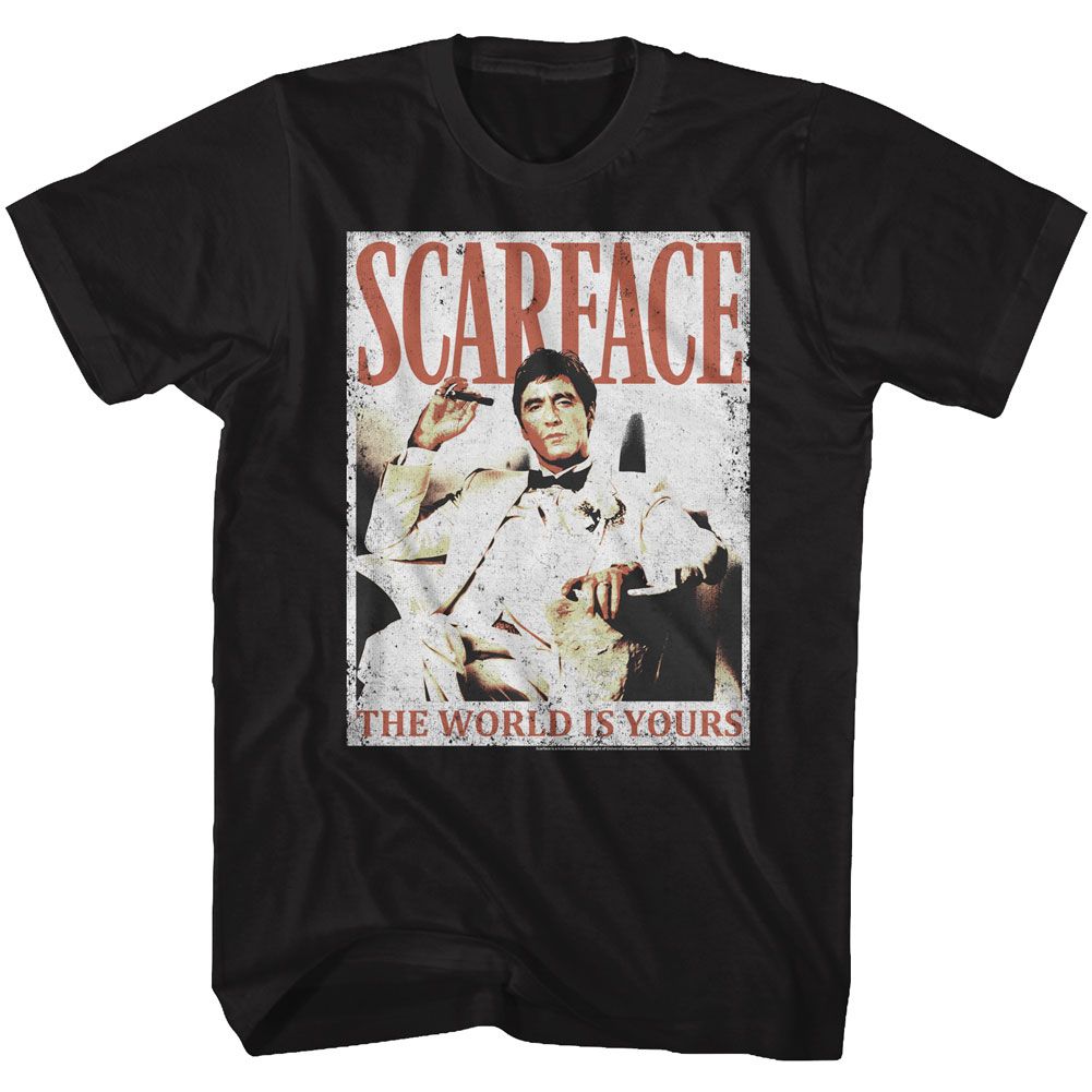 Wholesale Scarface Movie More Da World Black Adult T-Shirt