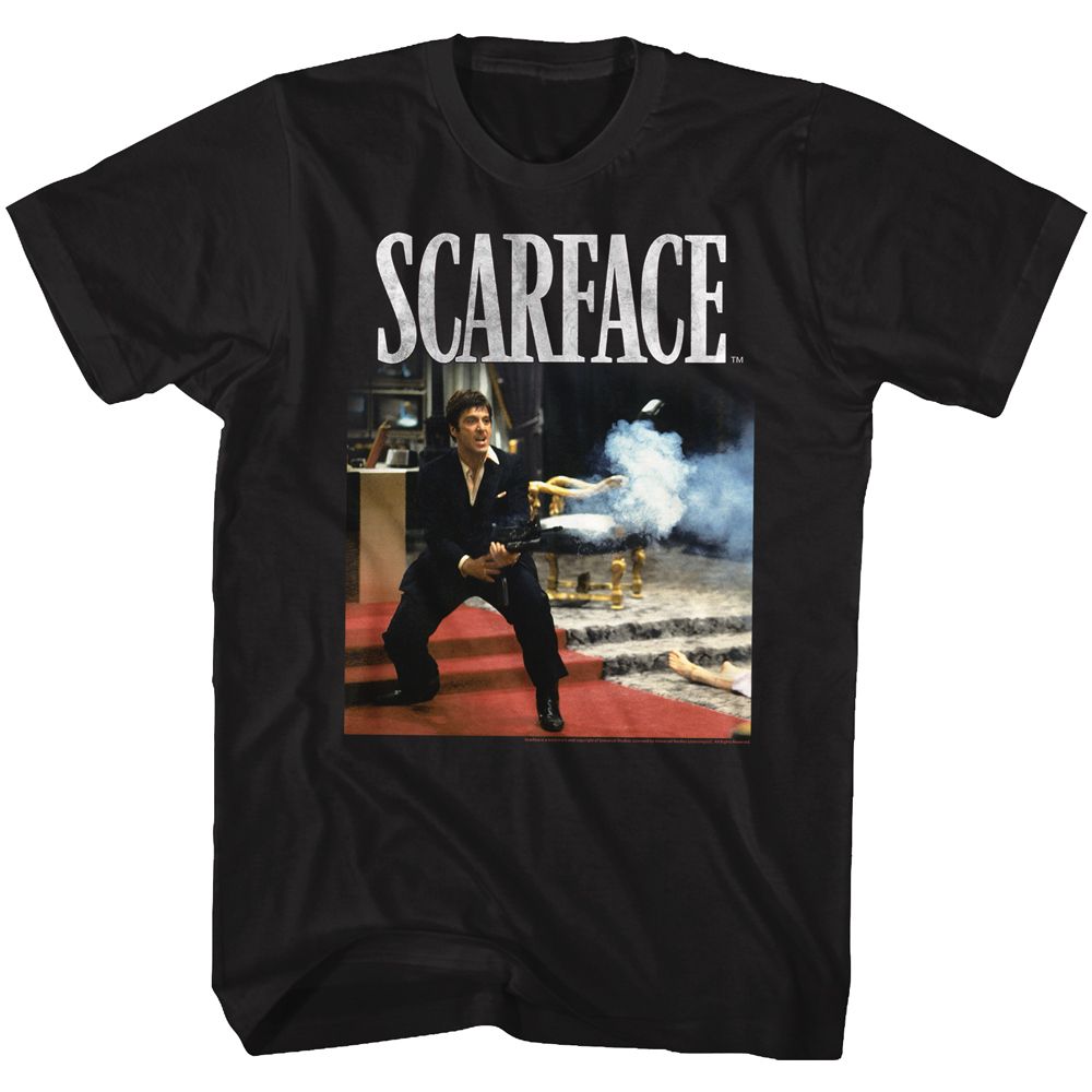 Wholesale Scarface Movie Hello Friend Black Adult T-Shirt