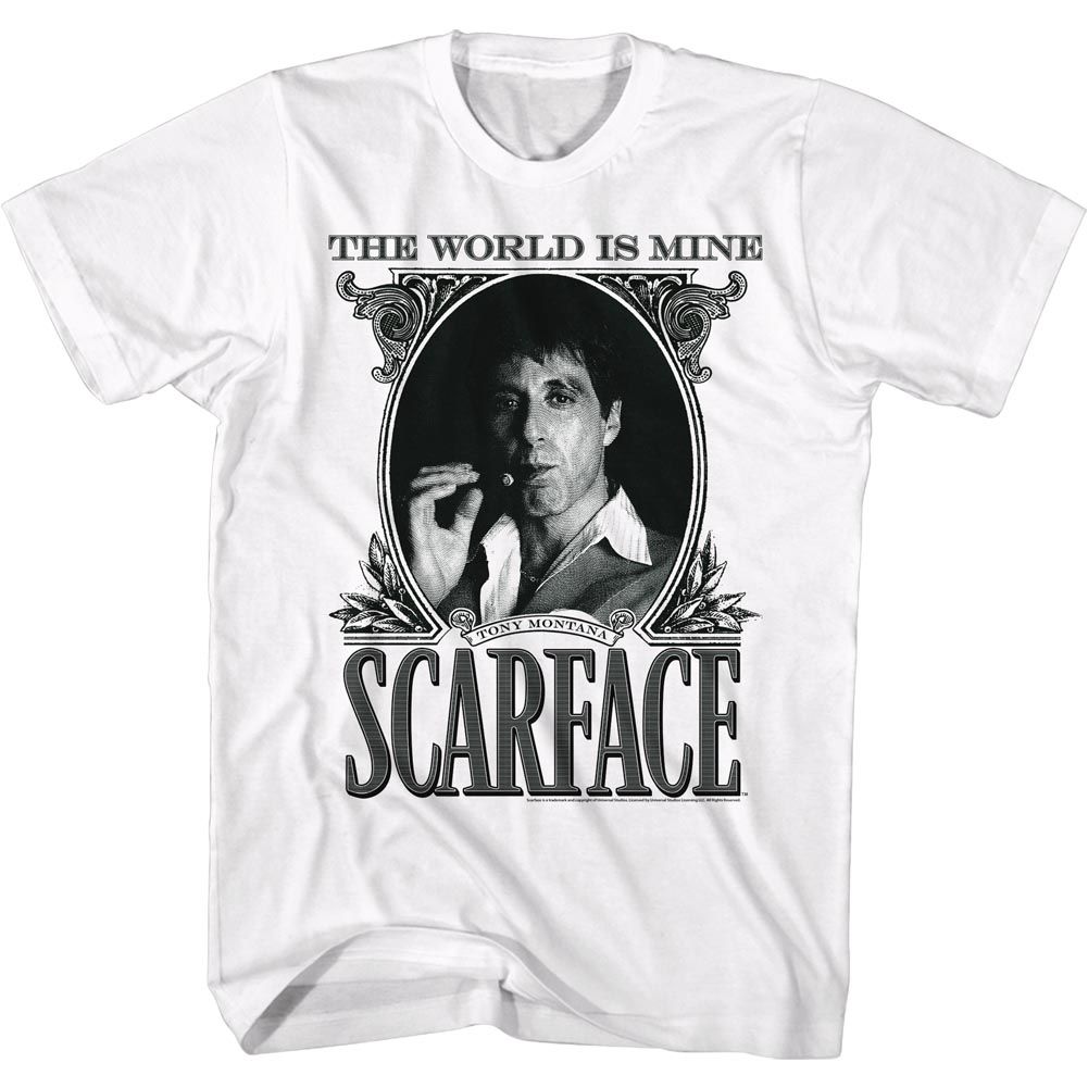 Wholesale Scarface Movie Dollarface White Adult T-Shirt