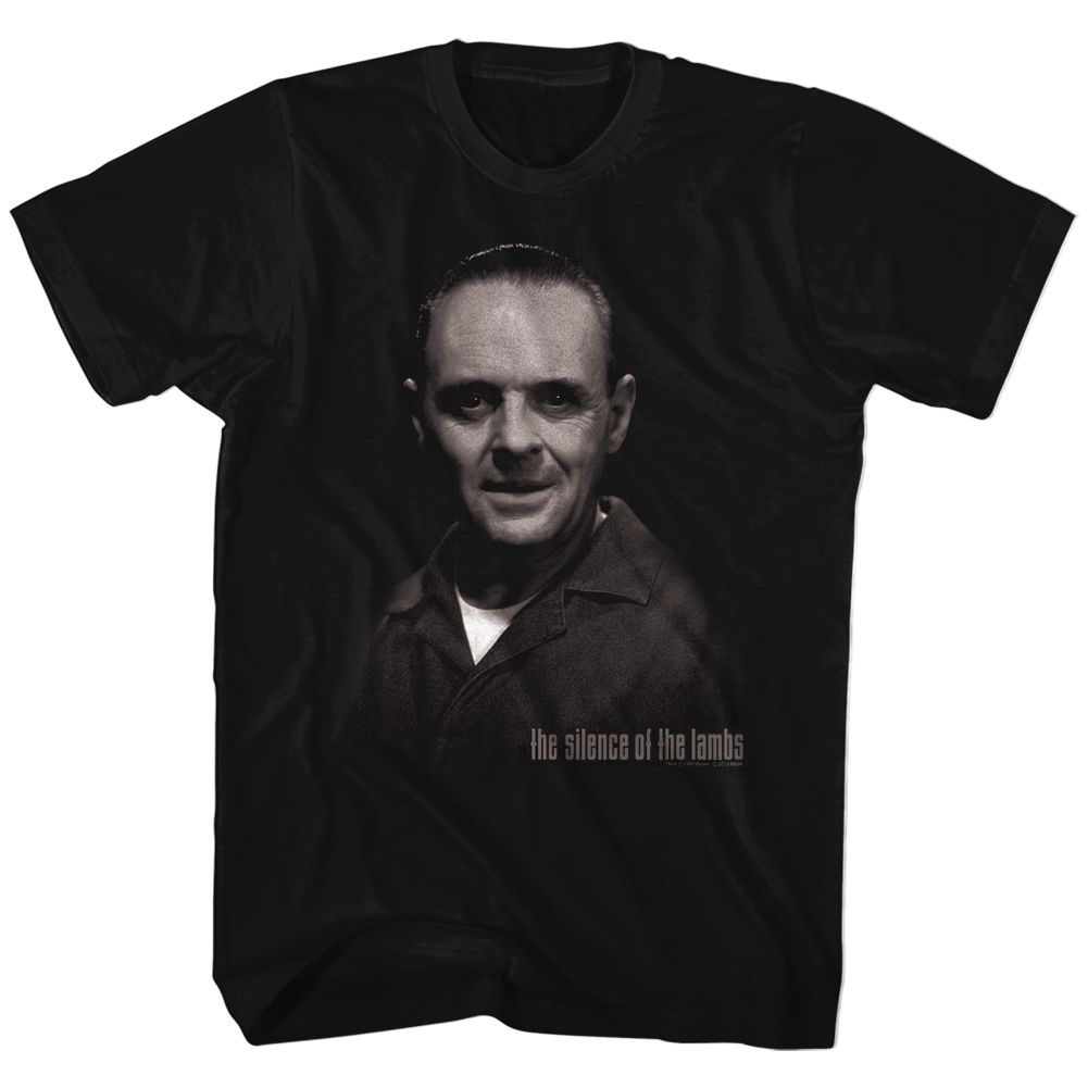 Wholesale Silence of the Lambs Movie H.Lecter Black Adult T-Shirt