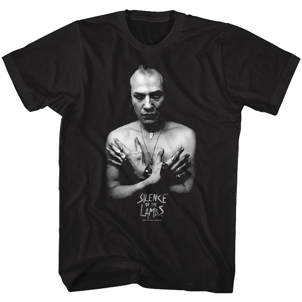 Wholesale Silence of the Lambs Movie Glam Shot Black Adult T-Shirt
