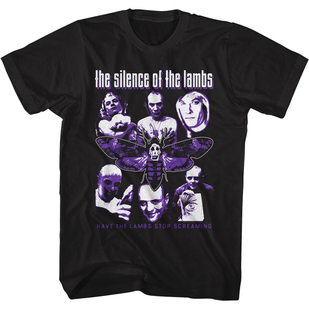 Wholesale Silence of the Lambs Movie Collage Black Adult T-Shirt