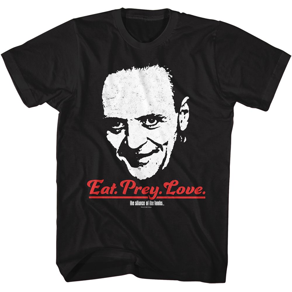 Wholesale Silence of the Lambs Movie Eat the Rude Black Adult T-Shirt