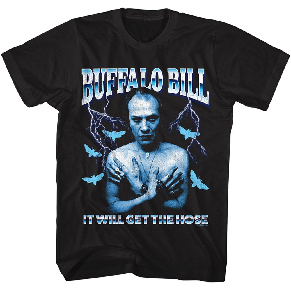 Wholesale Silence of the Lambs Movie Silence it Will Get the Hose Black Adult T-Shirt