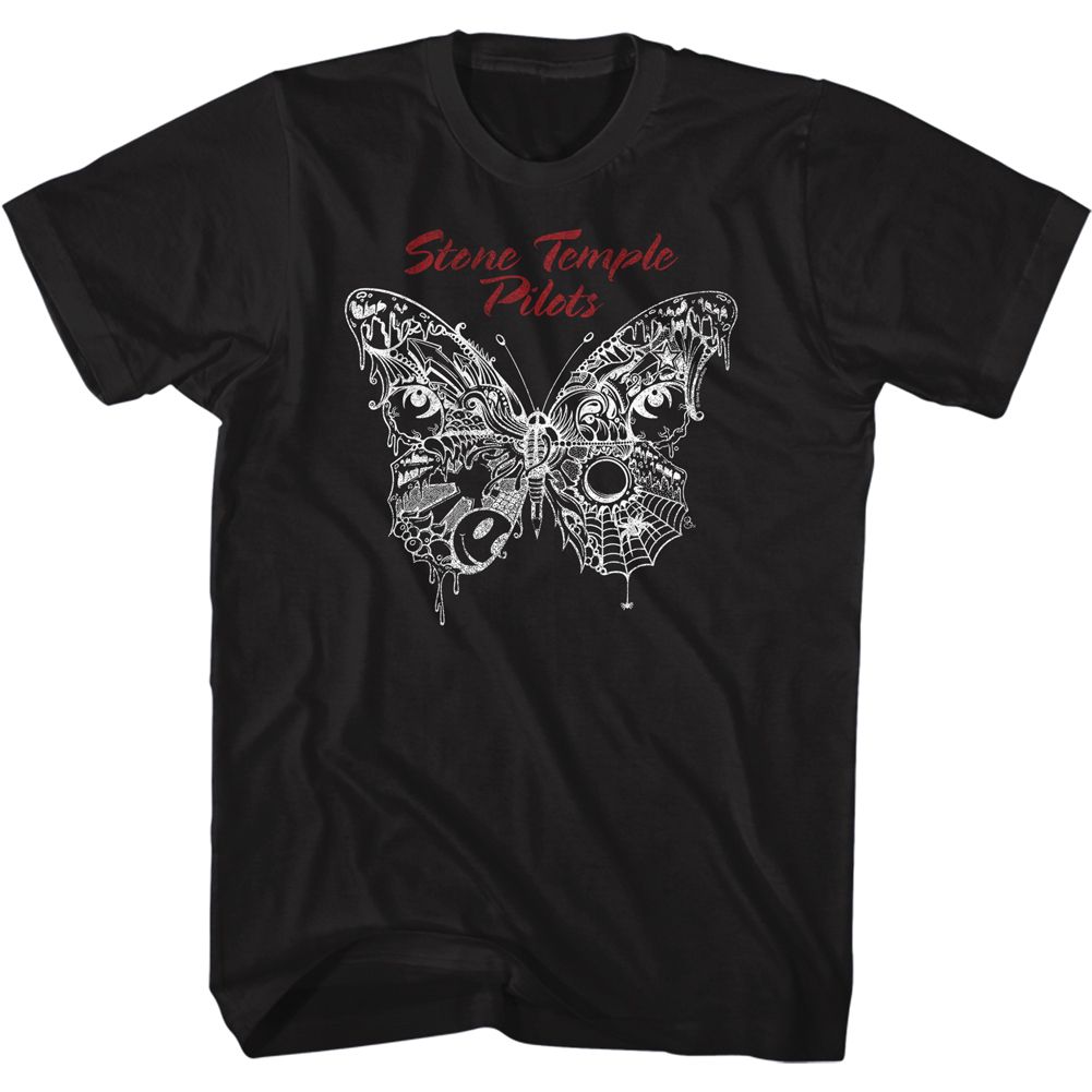 Wholesale Stone Temple Pilots Butterfly T-Shirt