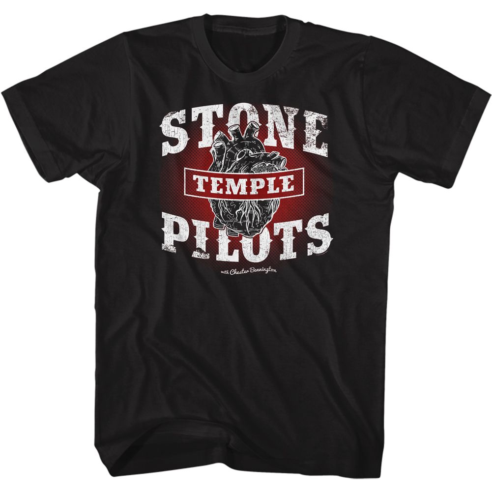 Wholesale Stone Temple Pilots Black Heart T-Shirt