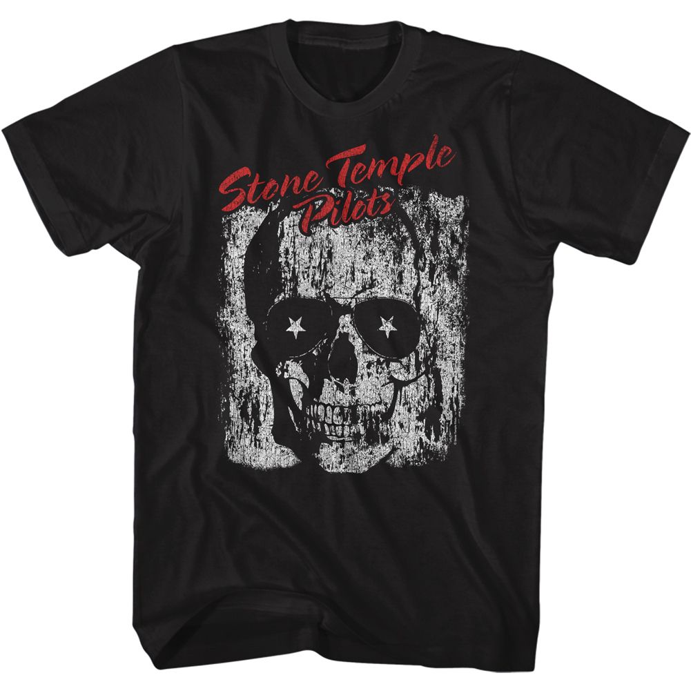 Wholesale Stone Temple Pilots Skull Sunglasses T-Shirt