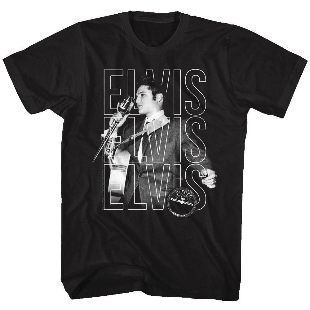 Wholesale Sun Records Elvis Repeat T-Shirt